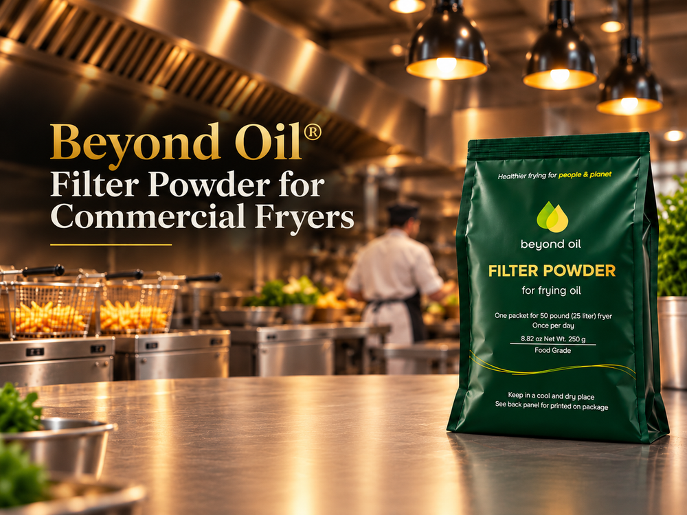 Beyond Oil® Filter Powder for commercial fryers