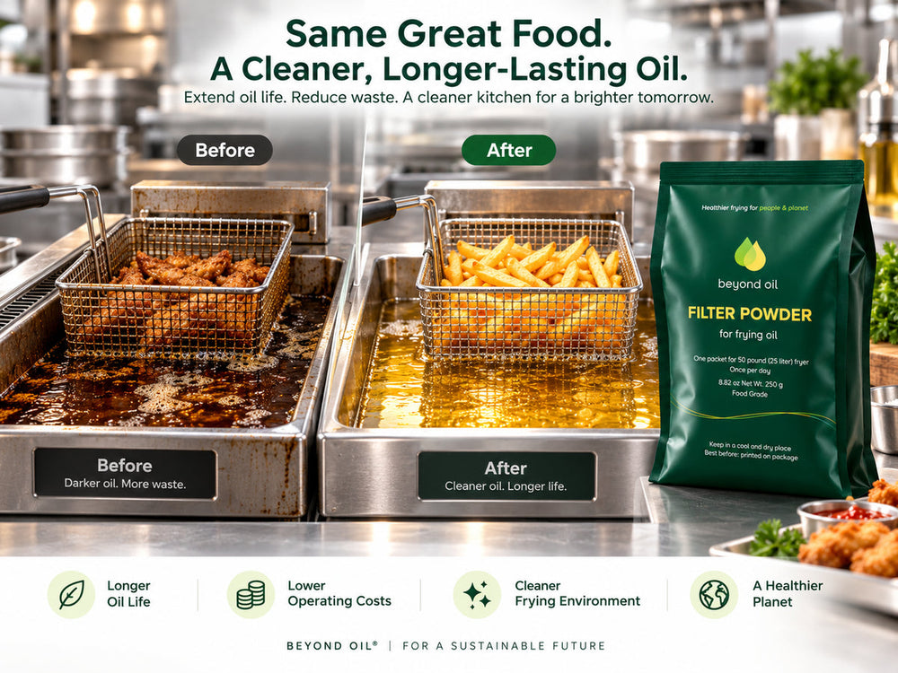 Beyond Oil® commercial fryer filtration product image