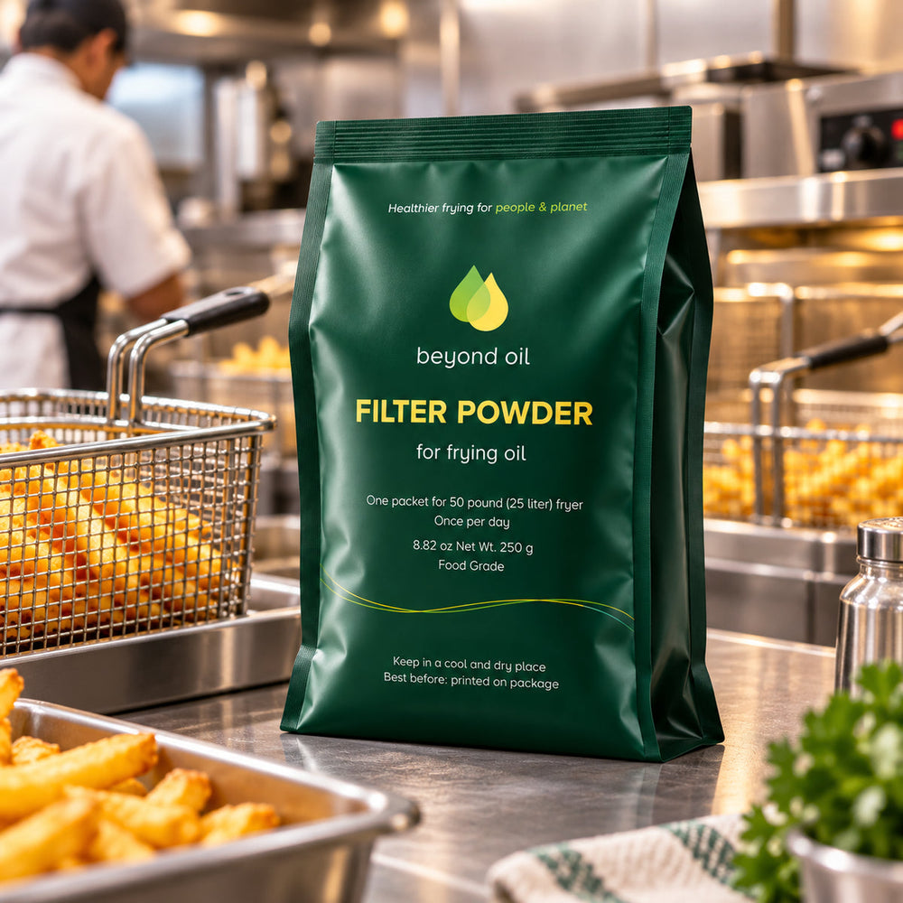 Beyond Oil® Filter Powder packaging image