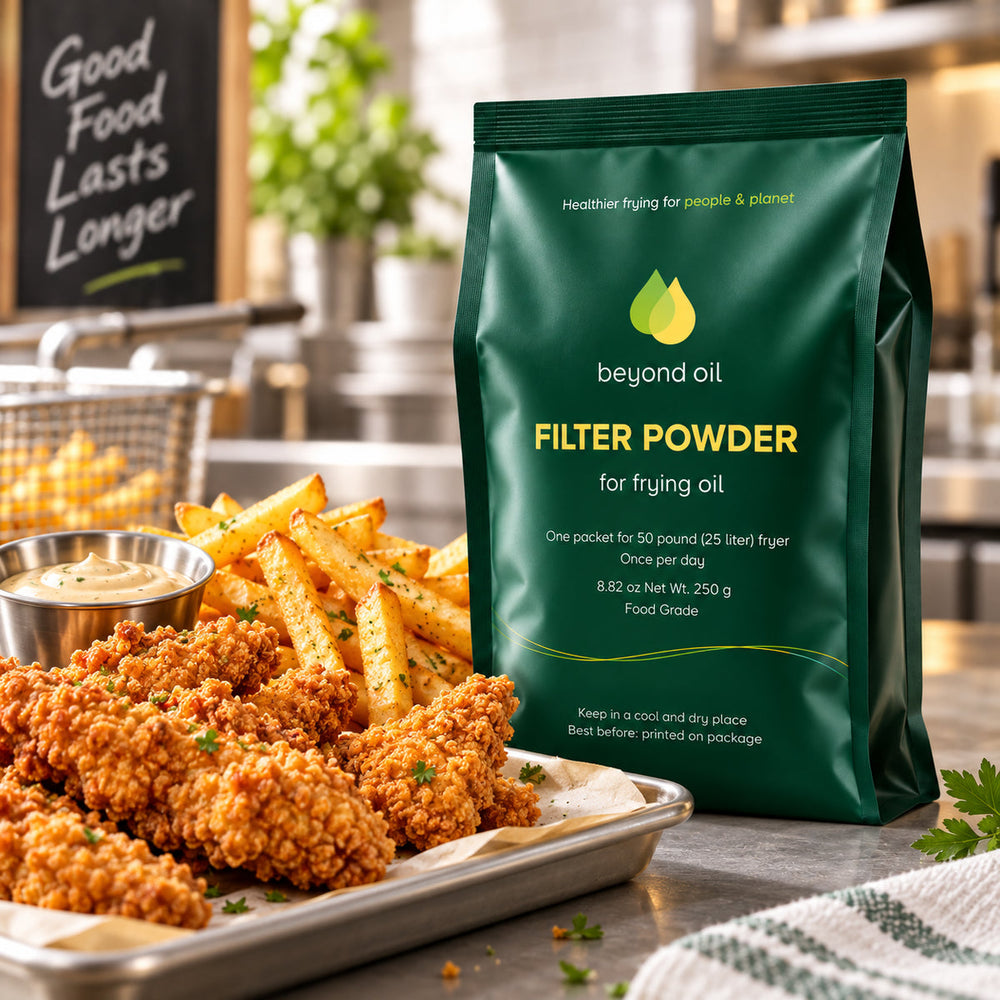 Beyond Oil® Filter Powder for restaurant fryers